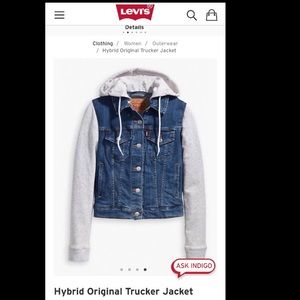 Hybrid jean jacket